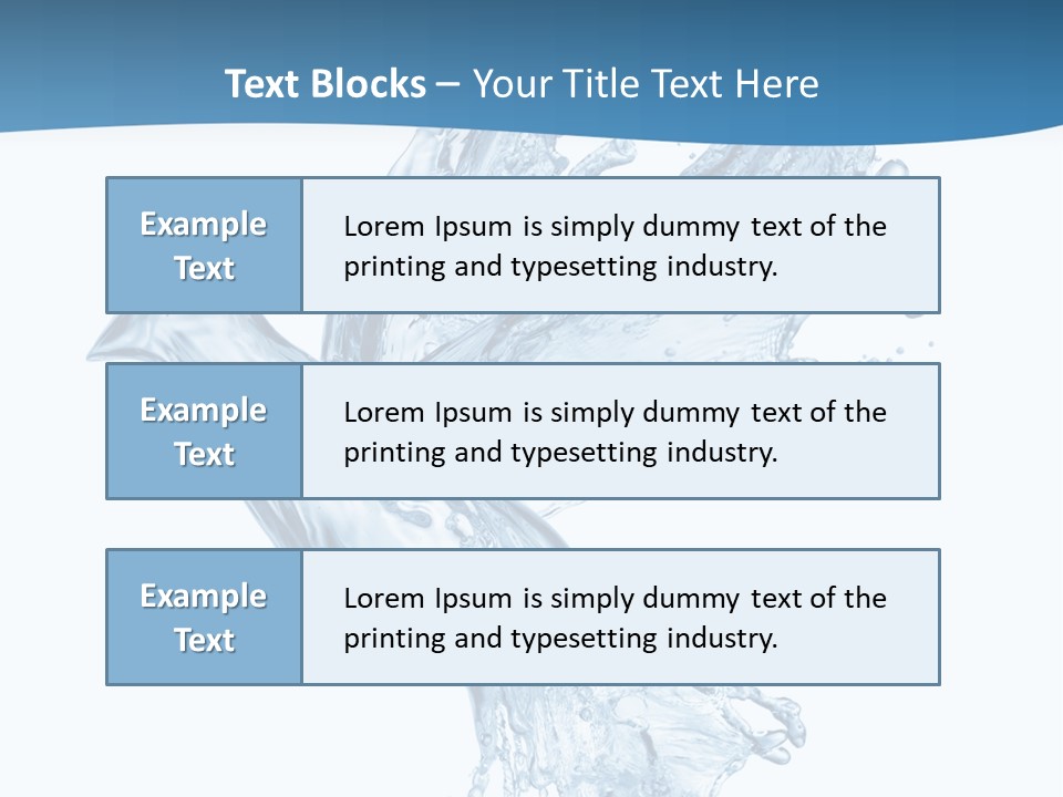 Splash Pigeon Fresh PowerPoint Template