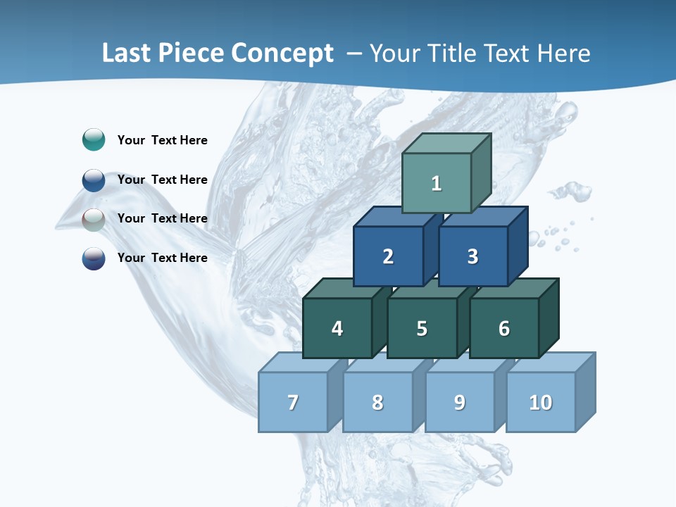 Splash Pigeon Fresh PowerPoint Template