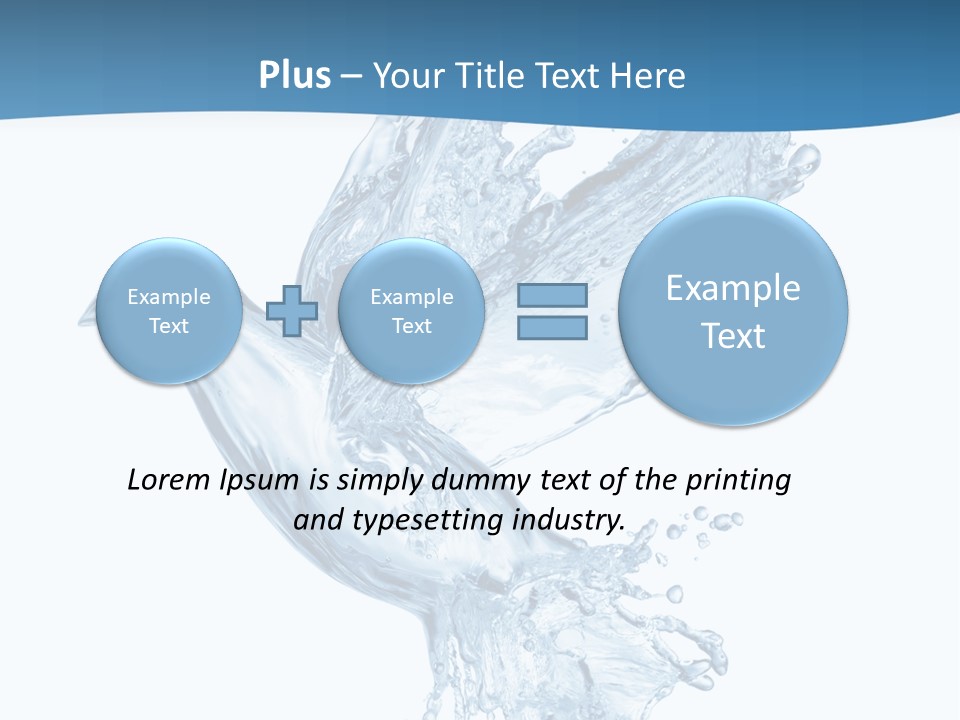 Splash Pigeon Fresh PowerPoint Template