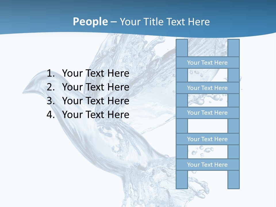 Splash Pigeon Fresh PowerPoint Template