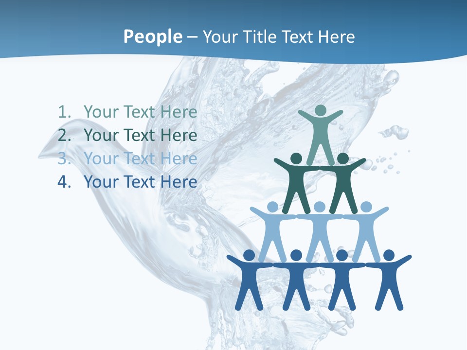 Splash Pigeon Fresh PowerPoint Template