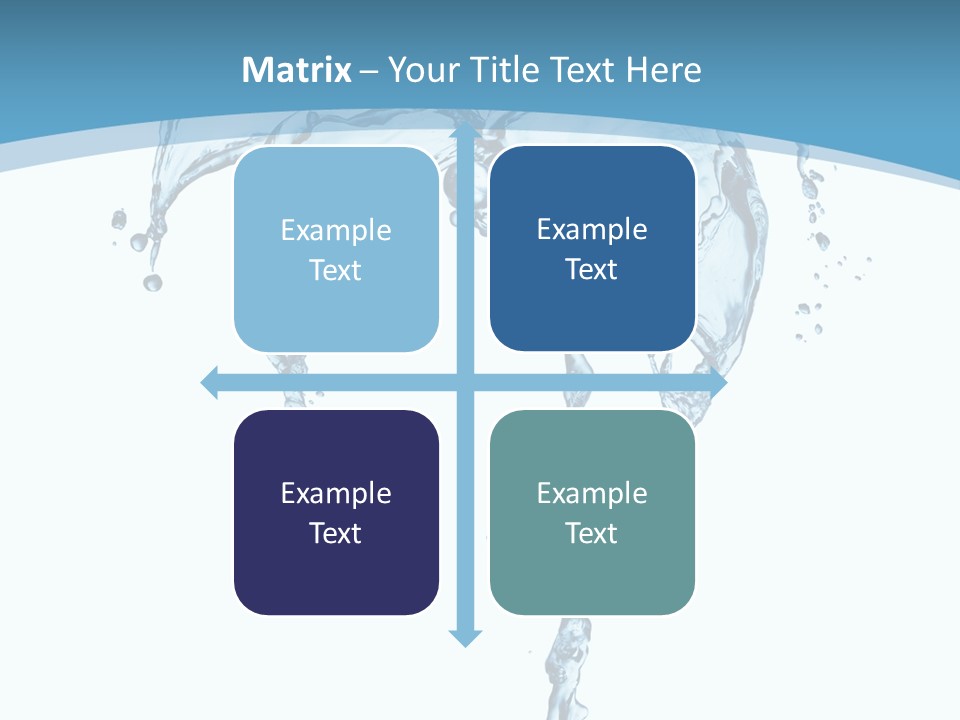 Wave Tree Transparent PowerPoint Template