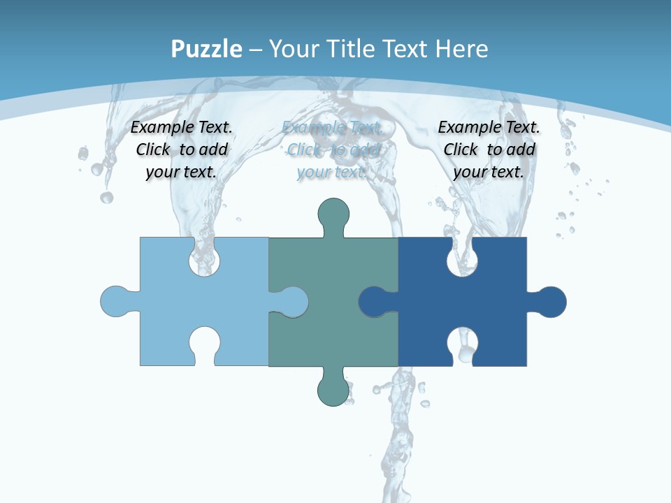 Wave Tree Transparent PowerPoint Template