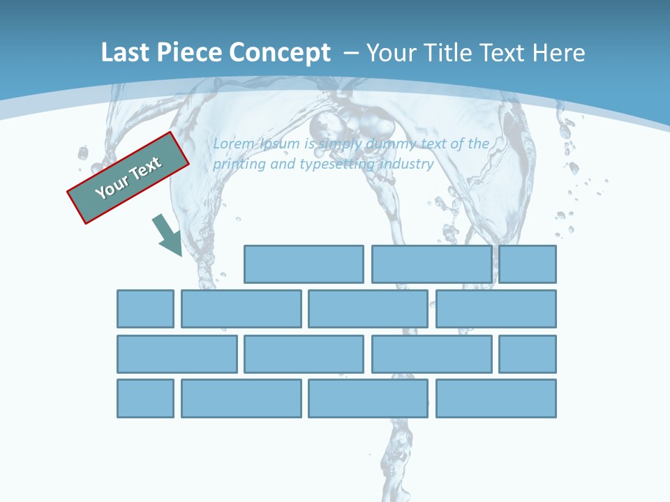 Wave Tree Transparent PowerPoint Template