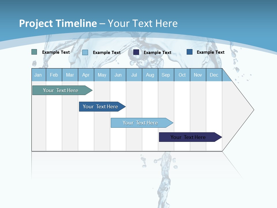 Wave Tree Transparent PowerPoint Template