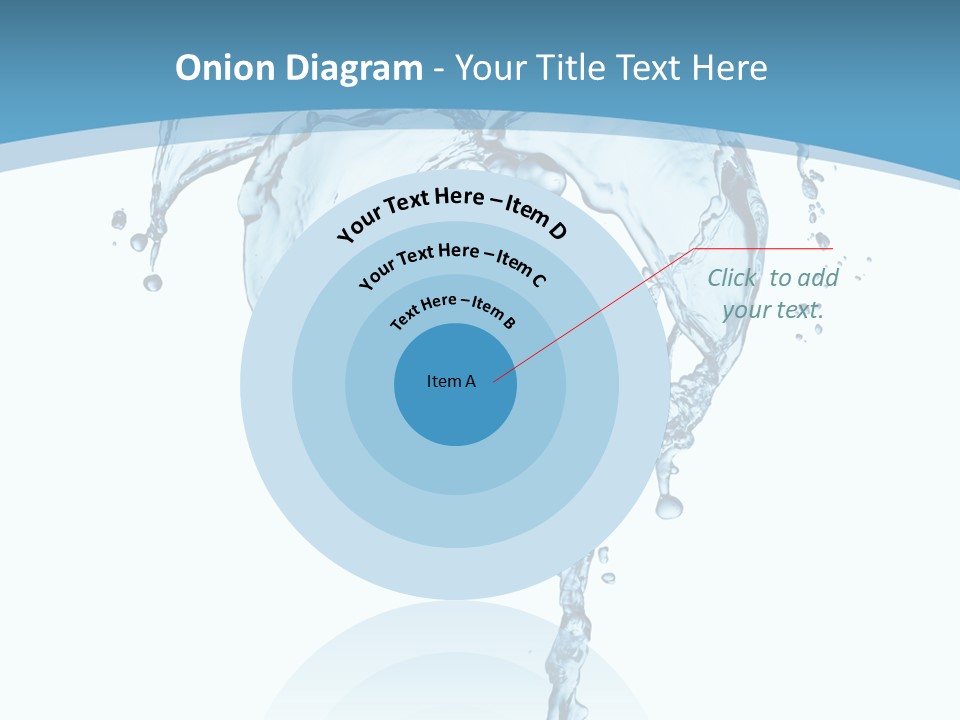 Wave Tree Transparent PowerPoint Template
