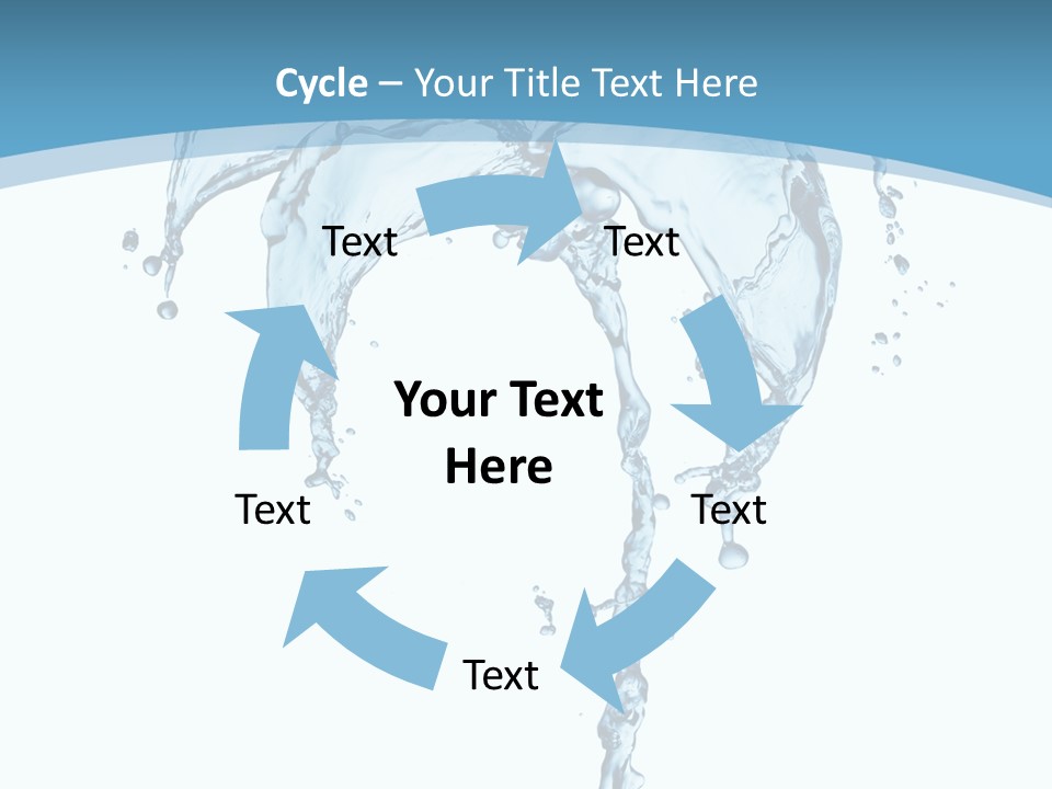 Wave Tree Transparent PowerPoint Template