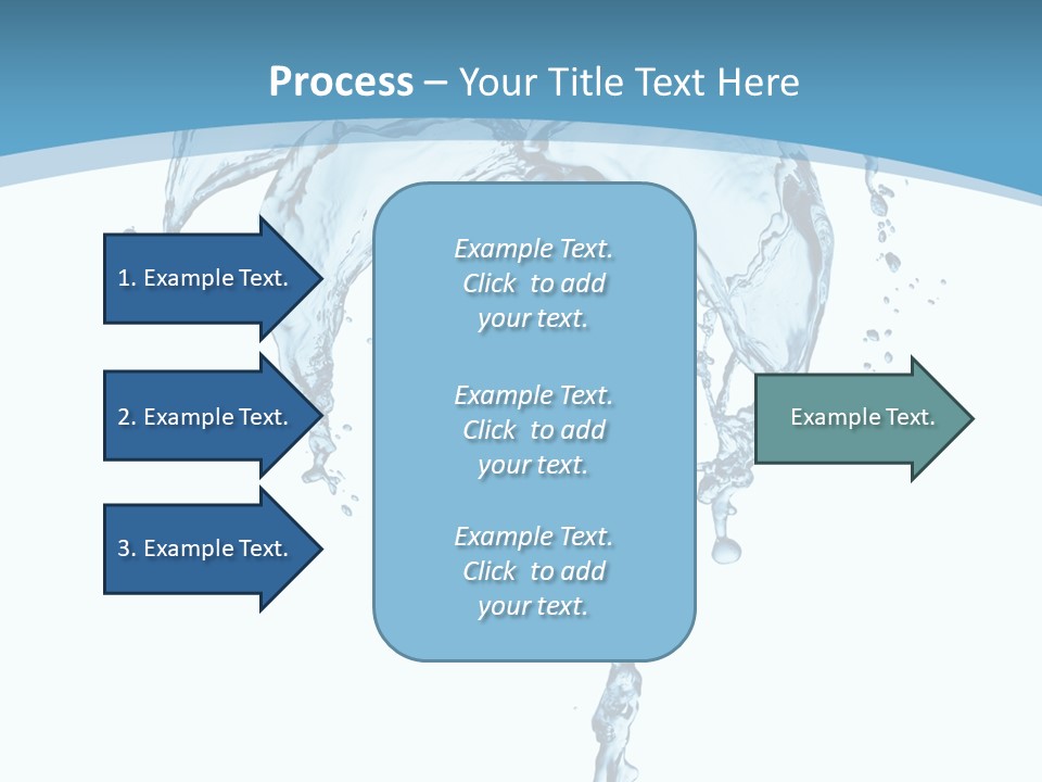 Wave Tree Transparent PowerPoint Template