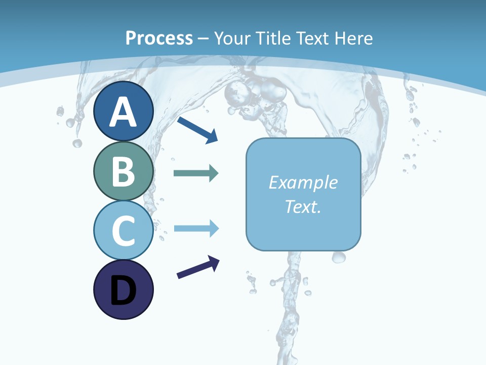 Wave Tree Transparent PowerPoint Template