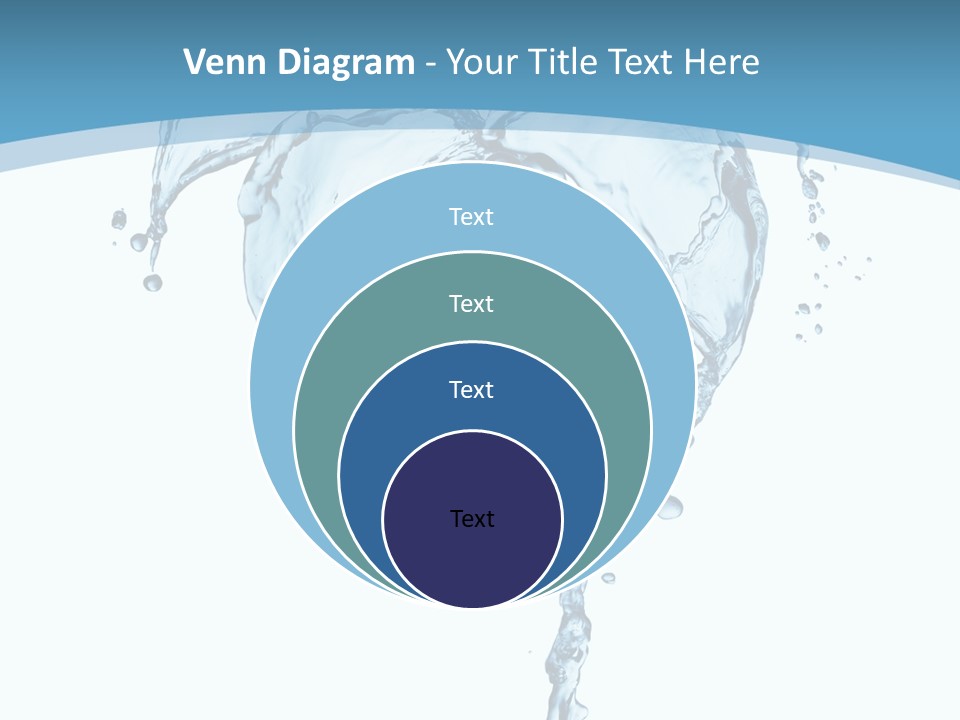 Wave Tree Transparent PowerPoint Template