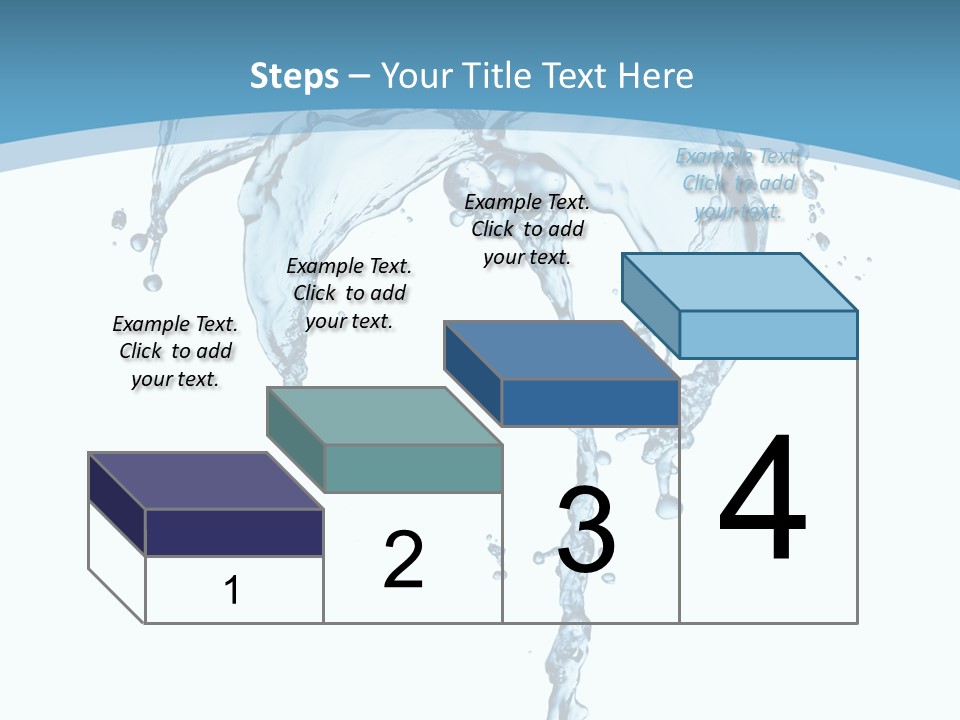 Wave Tree Transparent PowerPoint Template