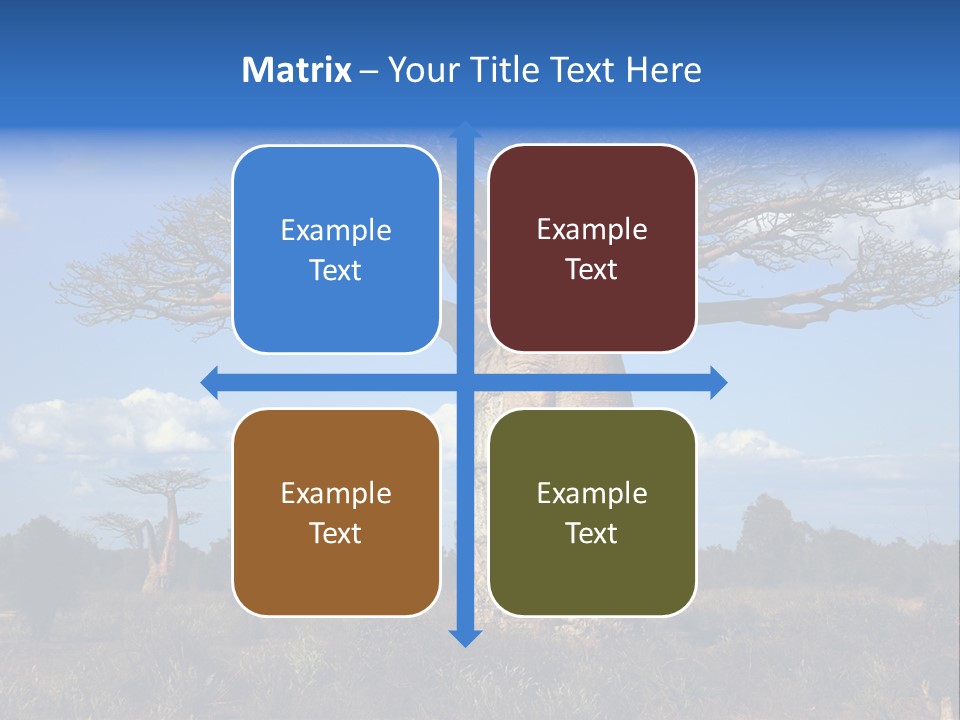 Grass Africa Big PowerPoint Template