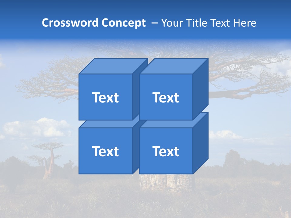 Grass Africa Big PowerPoint Template