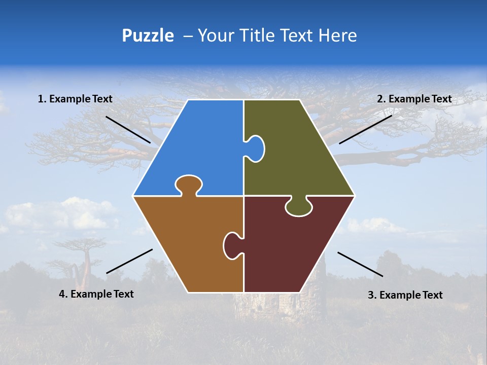 Grass Africa Big PowerPoint Template