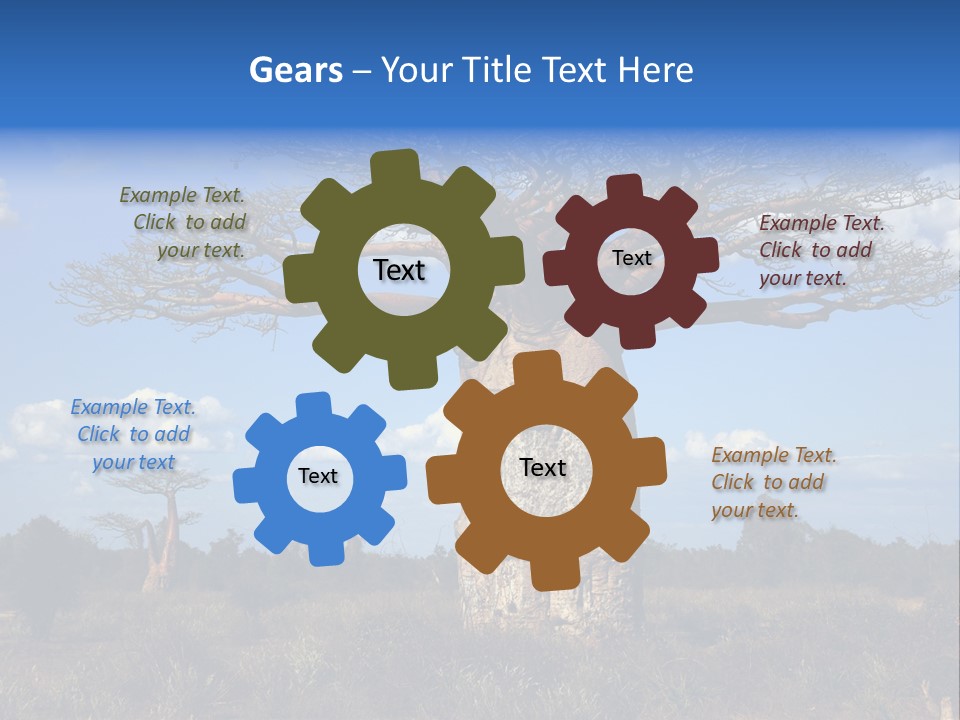 Grass Africa Big PowerPoint Template