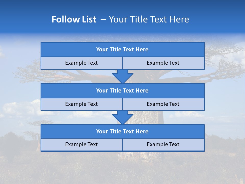 Grass Africa Big PowerPoint Template
