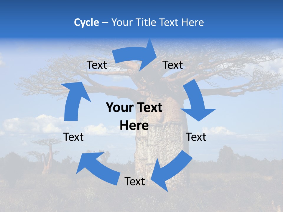 Grass Africa Big PowerPoint Template