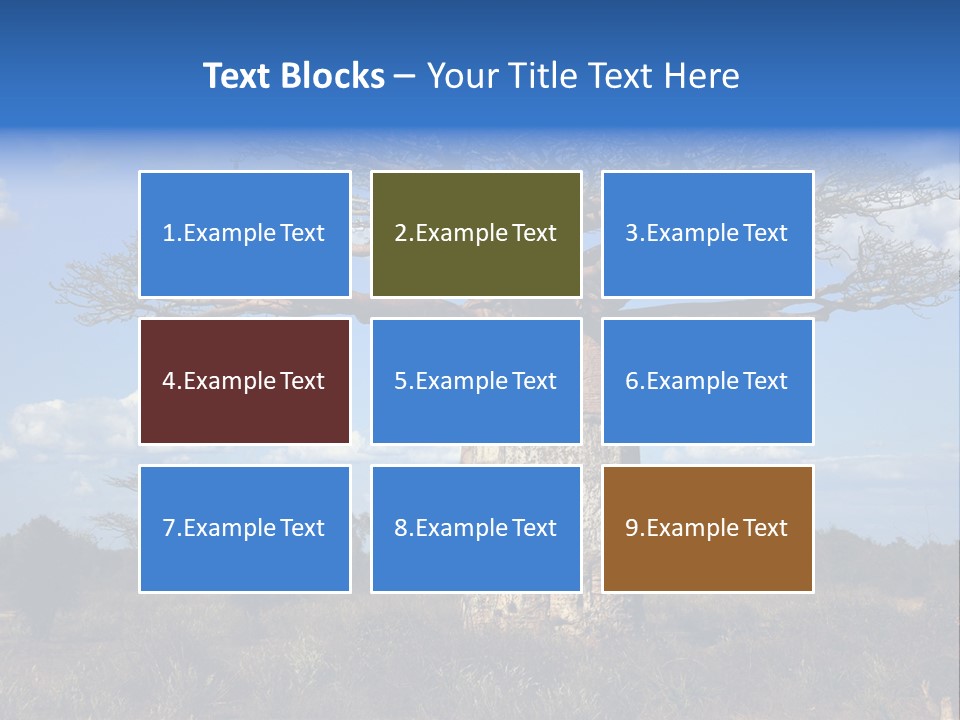 Grass Africa Big PowerPoint Template