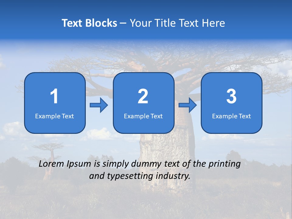 Grass Africa Big PowerPoint Template