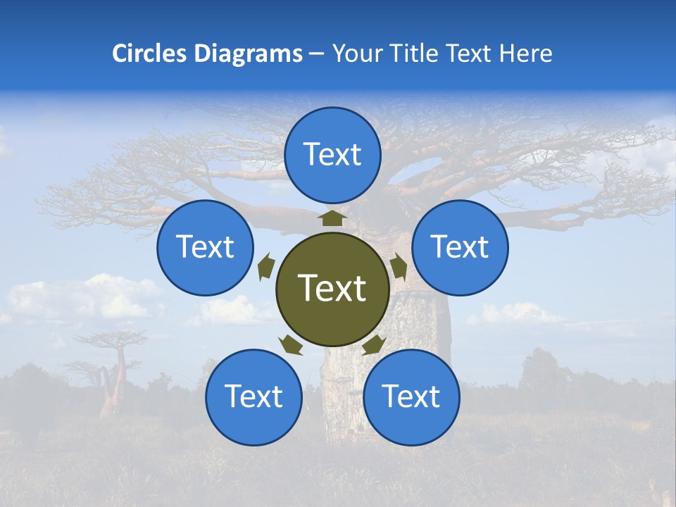 Grass Africa Big PowerPoint Template