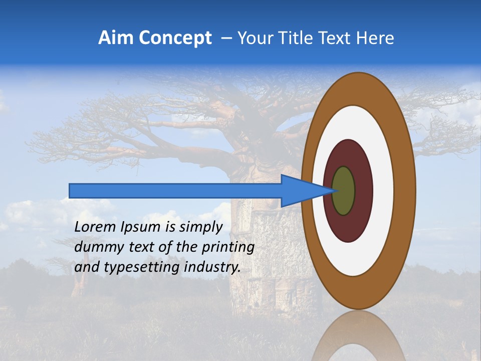 Grass Africa Big PowerPoint Template