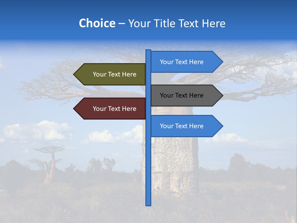 Grass Africa Big PowerPoint Template