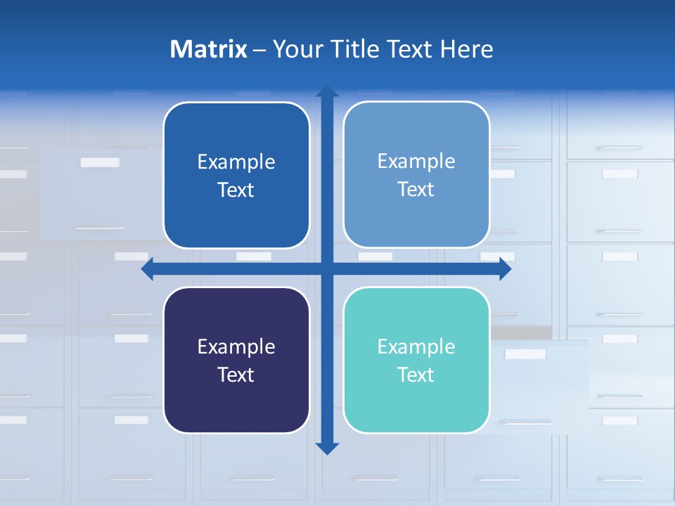 Gorgeous Isolated Ringlet PowerPoint Template