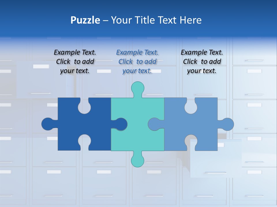 Gorgeous Isolated Ringlet PowerPoint Template