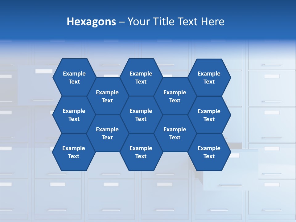 Gorgeous Isolated Ringlet PowerPoint Template