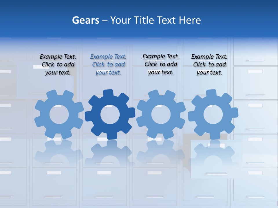 Gorgeous Isolated Ringlet PowerPoint Template