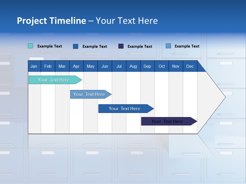 Gorgeous Isolated Ringlet PowerPoint Template