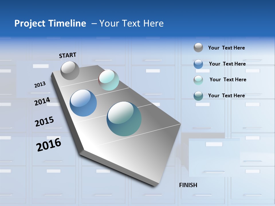 Gorgeous Isolated Ringlet PowerPoint Template