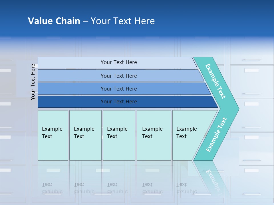 Gorgeous Isolated Ringlet PowerPoint Template