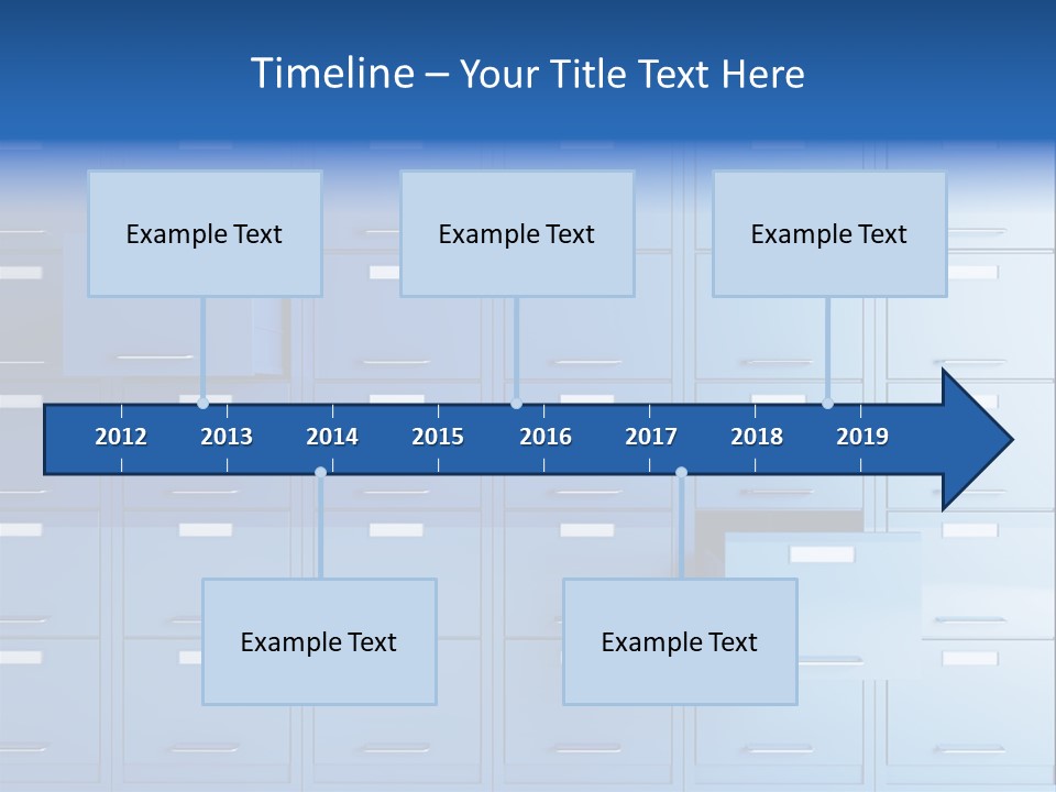 Gorgeous Isolated Ringlet PowerPoint Template