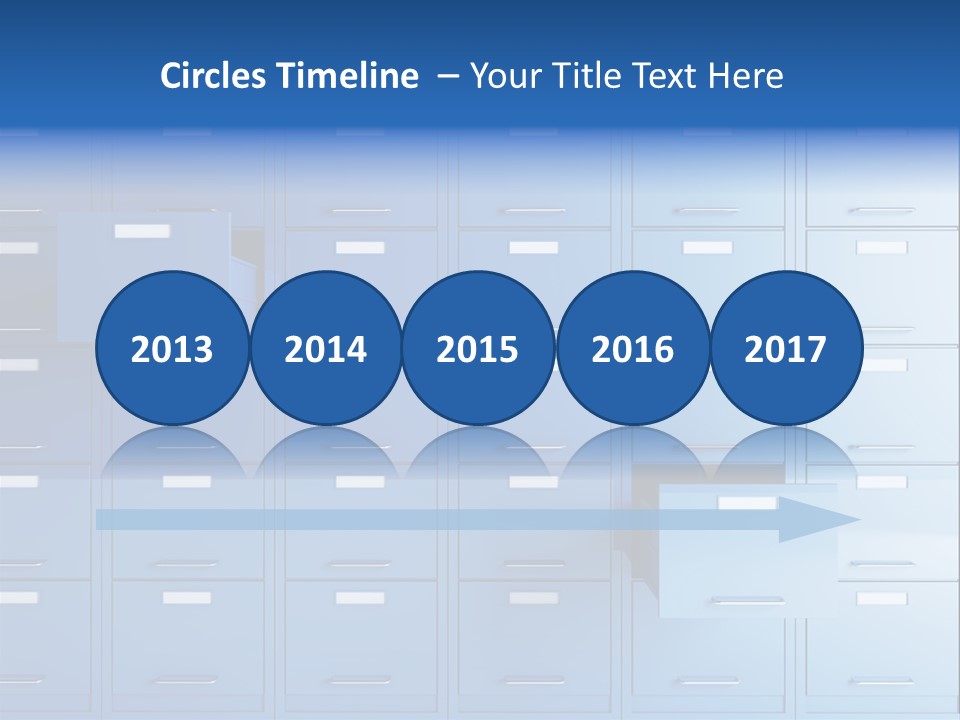 Gorgeous Isolated Ringlet PowerPoint Template