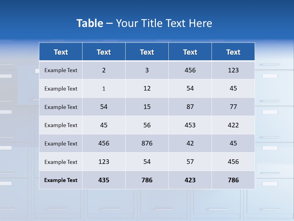 Gorgeous Isolated Ringlet PowerPoint Template