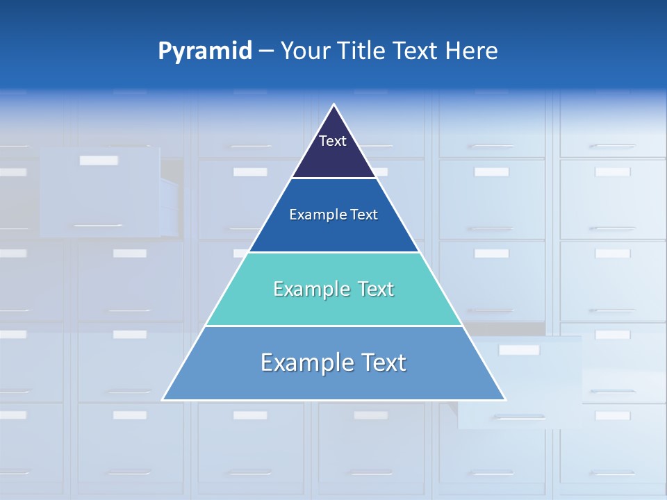 Gorgeous Isolated Ringlet PowerPoint Template