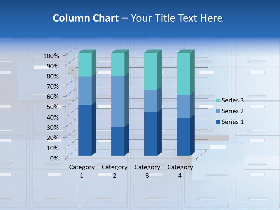 Gorgeous Isolated Ringlet PowerPoint Template
