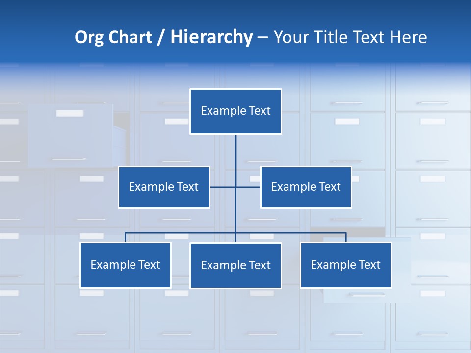 Gorgeous Isolated Ringlet PowerPoint Template