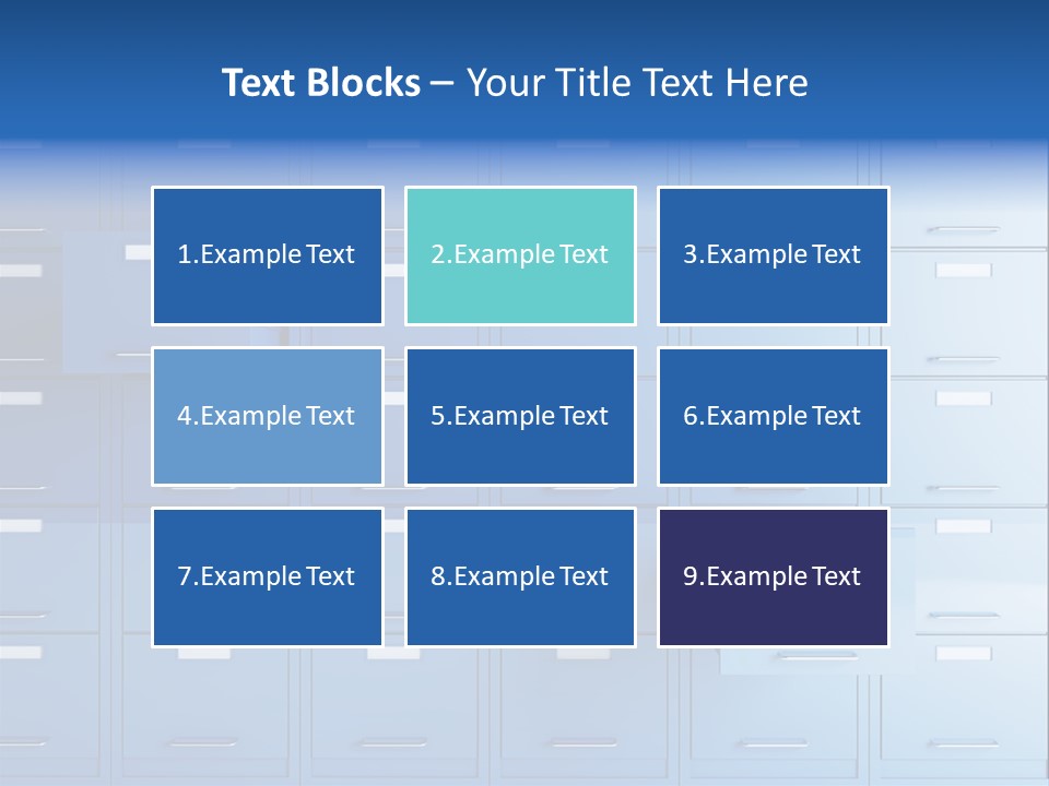 Gorgeous Isolated Ringlet PowerPoint Template