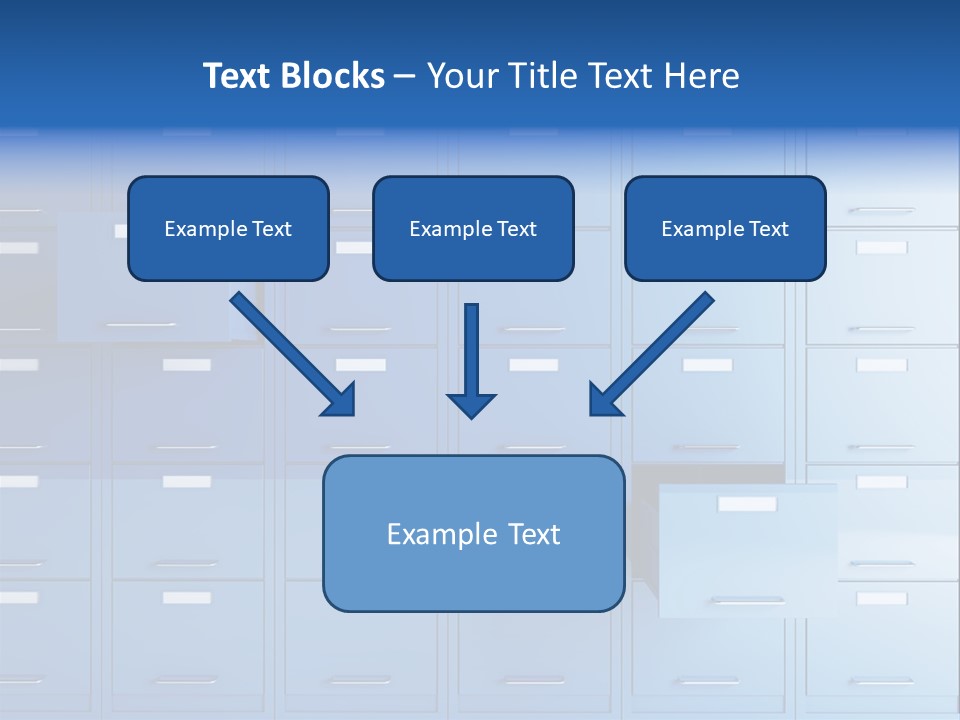 Gorgeous Isolated Ringlet PowerPoint Template