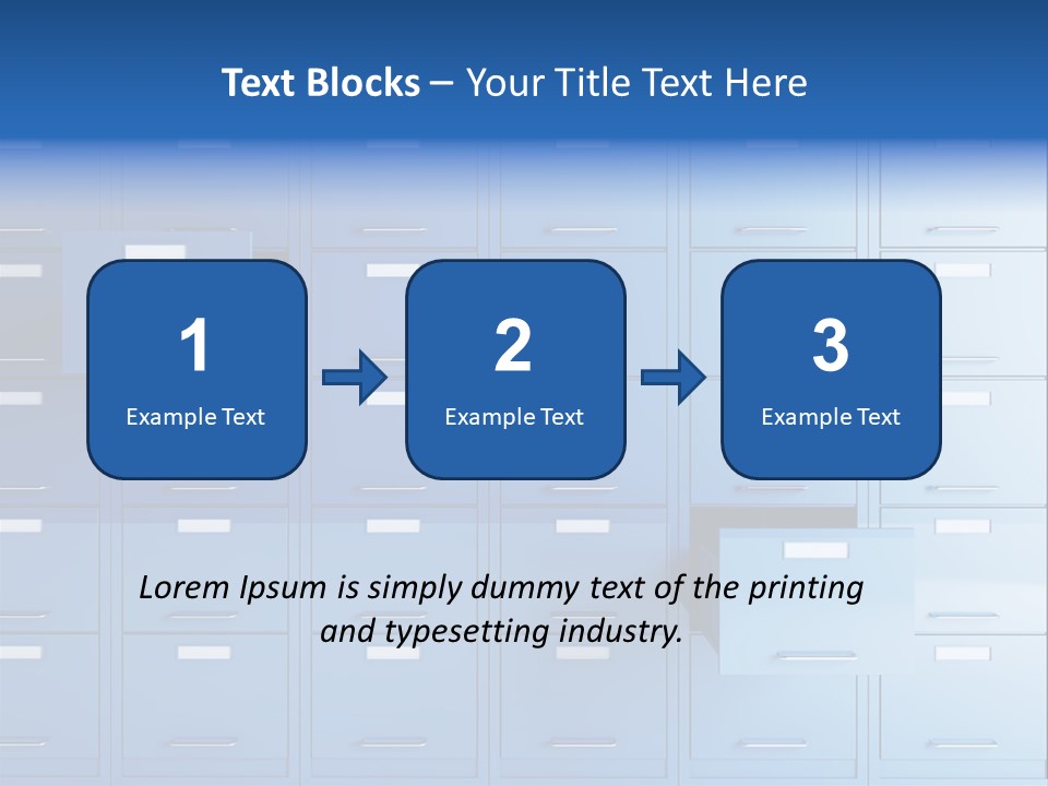 Gorgeous Isolated Ringlet PowerPoint Template