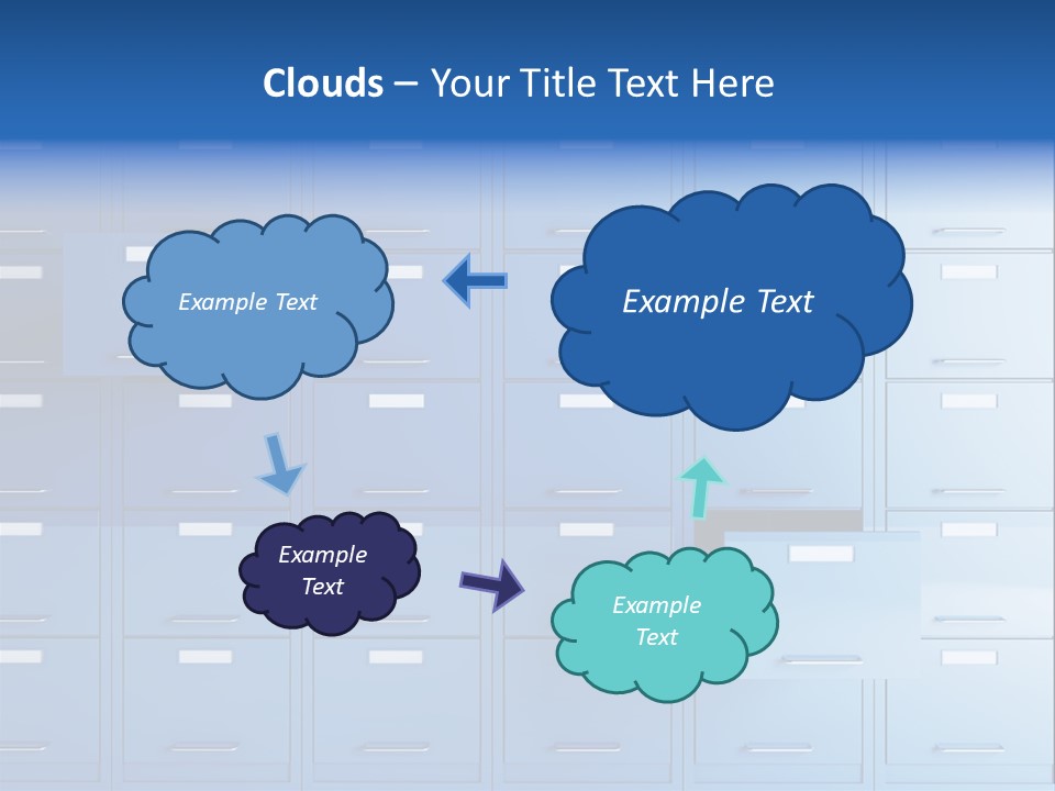 Gorgeous Isolated Ringlet PowerPoint Template