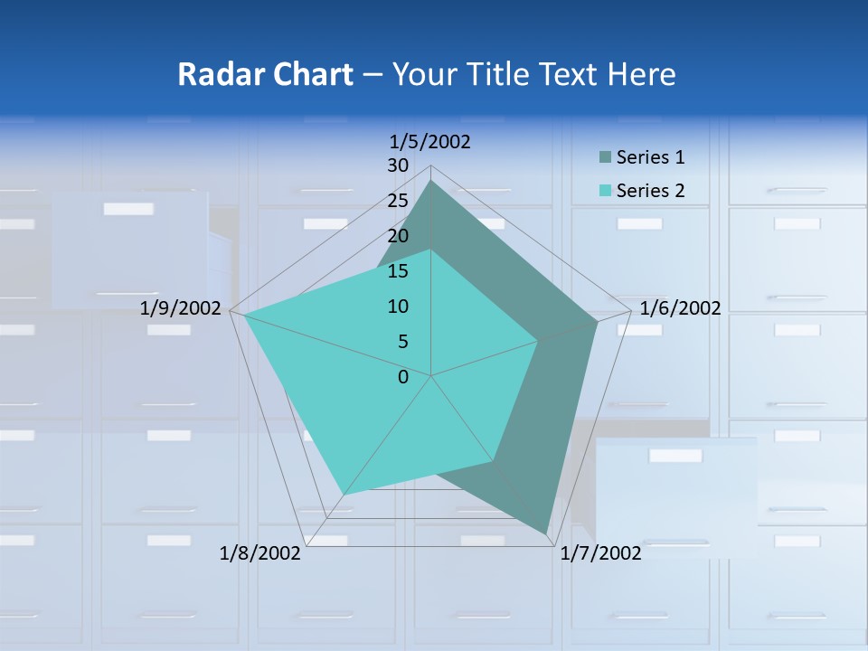 Gorgeous Isolated Ringlet PowerPoint Template