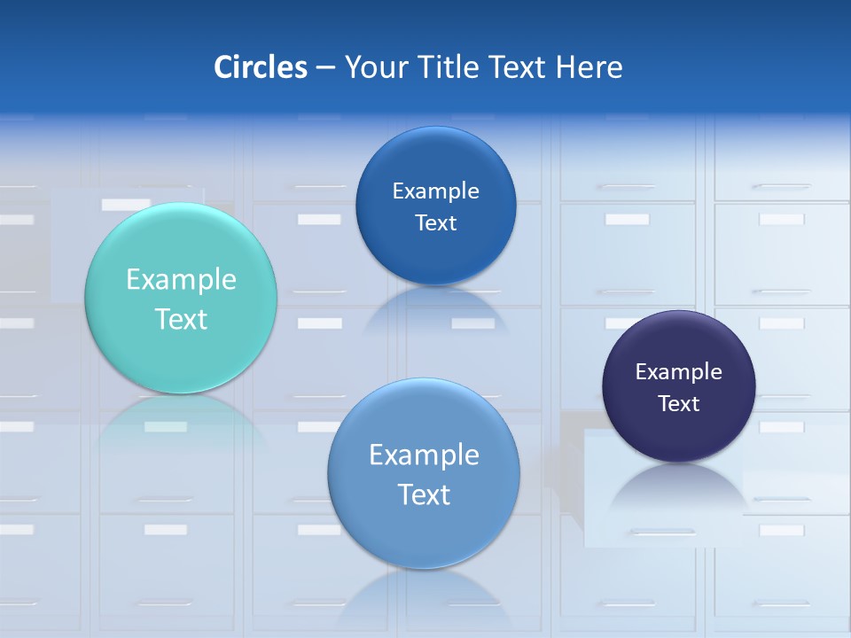 Gorgeous Isolated Ringlet PowerPoint Template