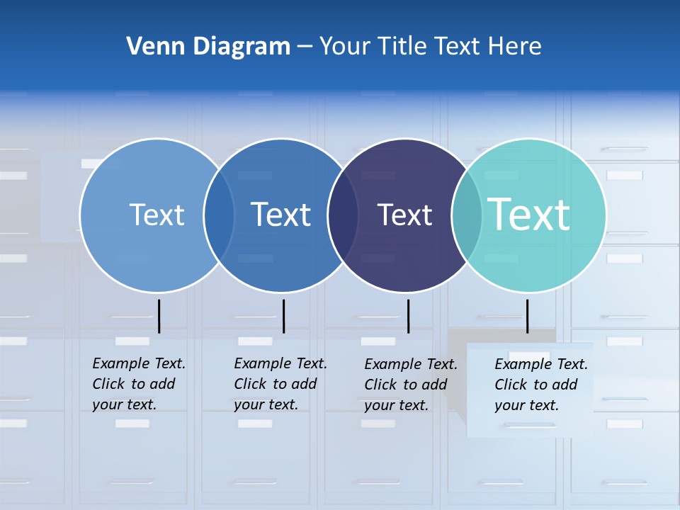Gorgeous Isolated Ringlet PowerPoint Template