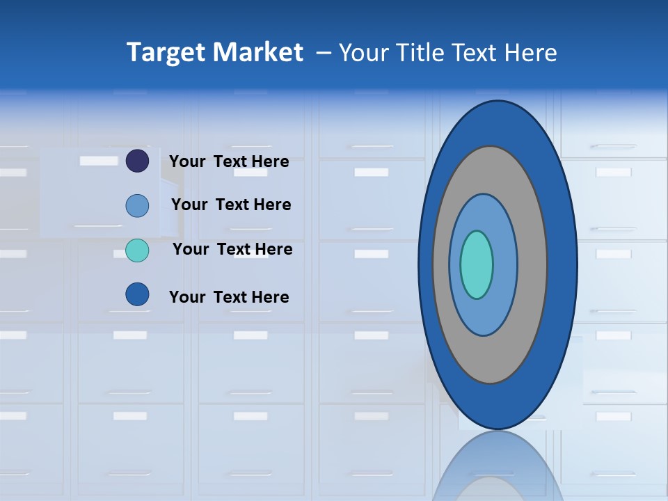 Gorgeous Isolated Ringlet PowerPoint Template
