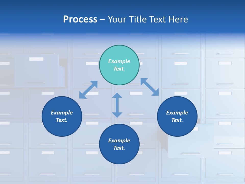 Gorgeous Isolated Ringlet PowerPoint Template