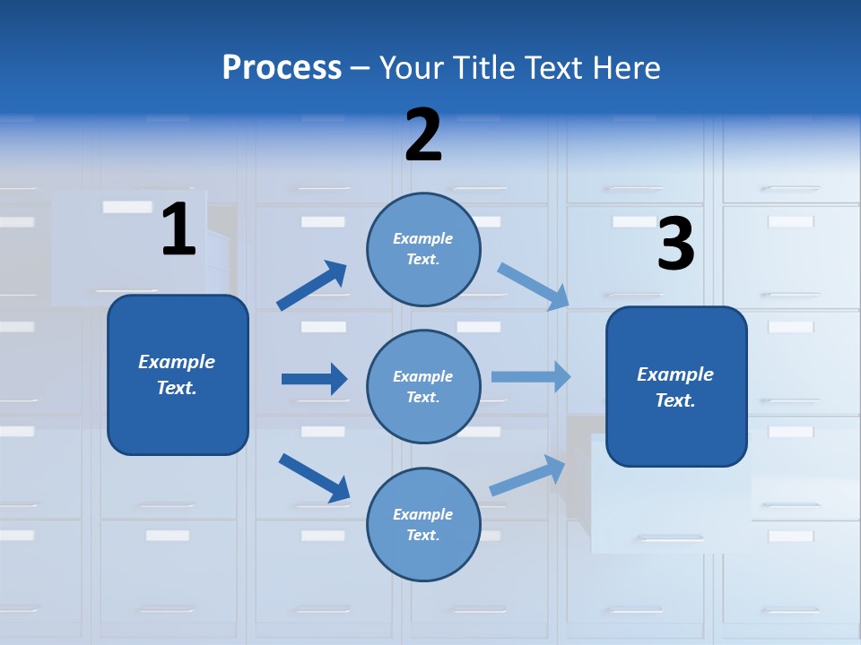 Gorgeous Isolated Ringlet PowerPoint Template