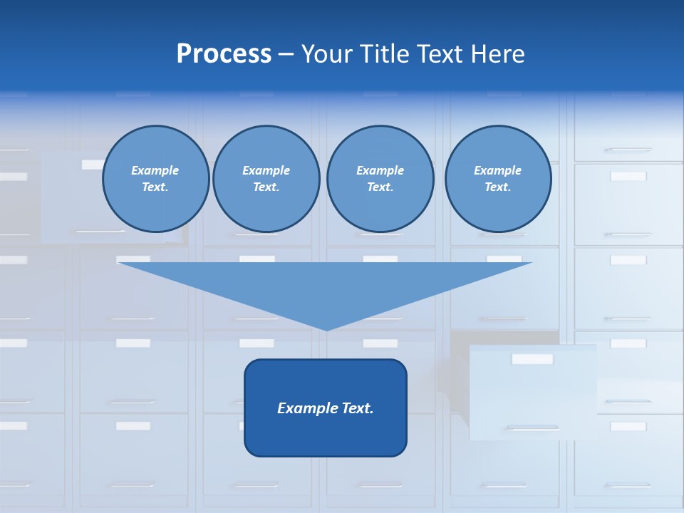 Gorgeous Isolated Ringlet PowerPoint Template